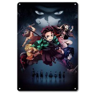 Elige demon slayer Japan Anime Poster Metal Poster Anime Tin Poster Manga Poster